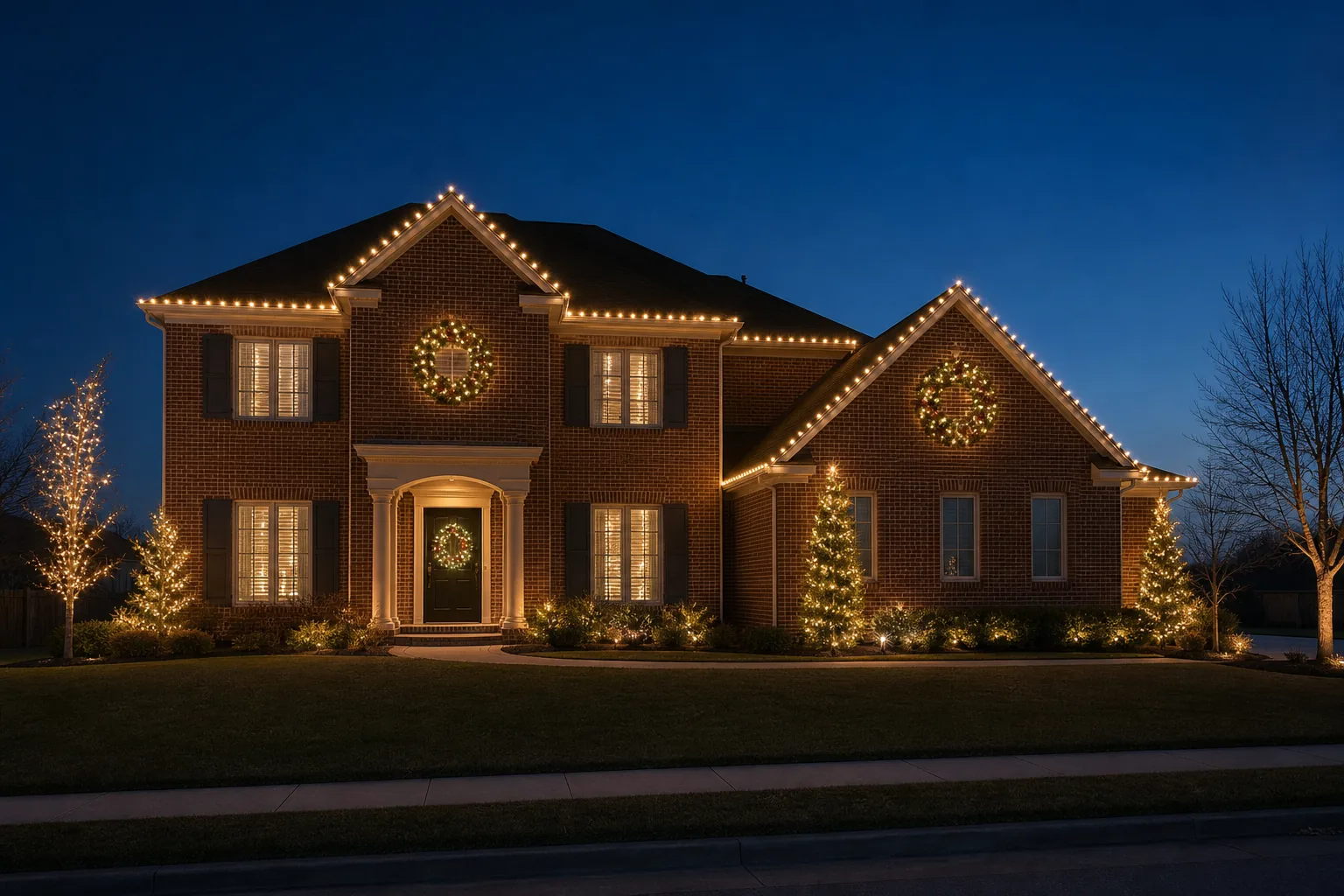 Christmas-Light Installation and Removal